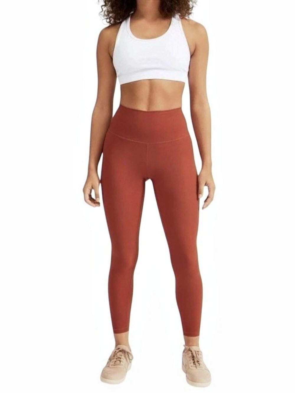Everlane ReNew Maroon High Waisted Active Leggings